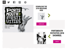 Tablet Screenshot of portsmouthfestivities.co.uk